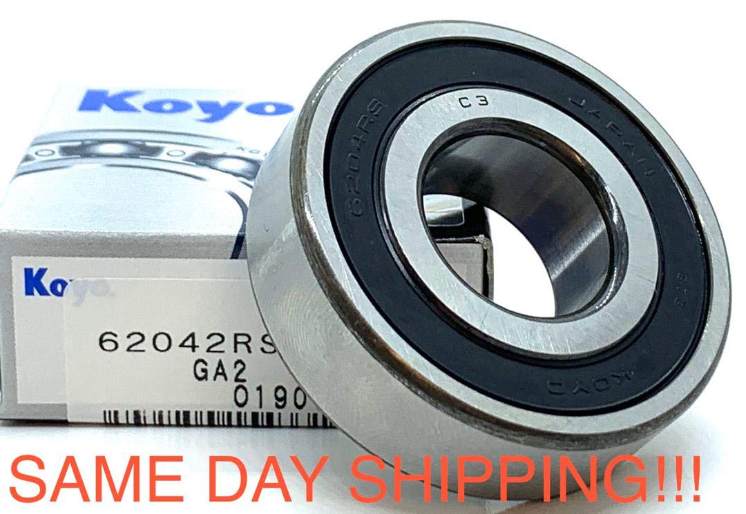 Nib KOYO 6204 2RS Bearing Rubber Shield Both Sides 62042RS C3 20x47x14 mm New
