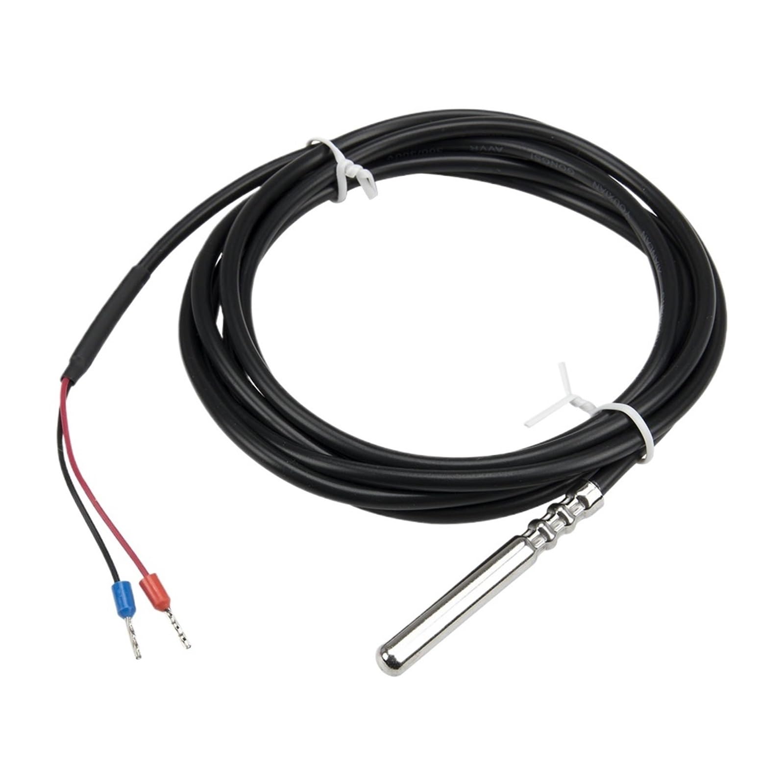 NTC 2 m PVC-Kabel Edelstahl wasserdichte Sonde 10 K Widerstand RTD-Temperatursensor(3435 B 5x50mm probe)