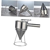 Vista 5 de Octopus Balls Funnel Baking Funnel Dispenser Cake Cupcake Funnel Cake Cupcake Funnel Stirring Funnel Chocolate Candy Funnel Stirring Funnel Fish