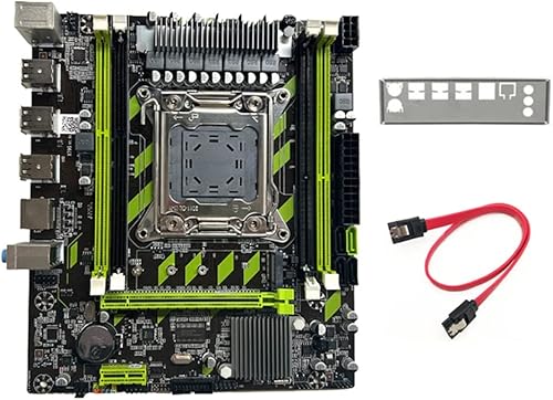 Placa base MACIMO X79G + Cable SATA + bisel LGA2011 4XDDR3 RECC Slot M,2 NVME PCI-E X16 6XUSB2,0 SATA3,0 placa base de juego de servidor