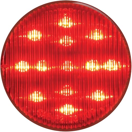 GG Grand General 79311 - Luz de marcador sellada con 13 LED de flota de 2,5 pulgadas, color rojo y rojo