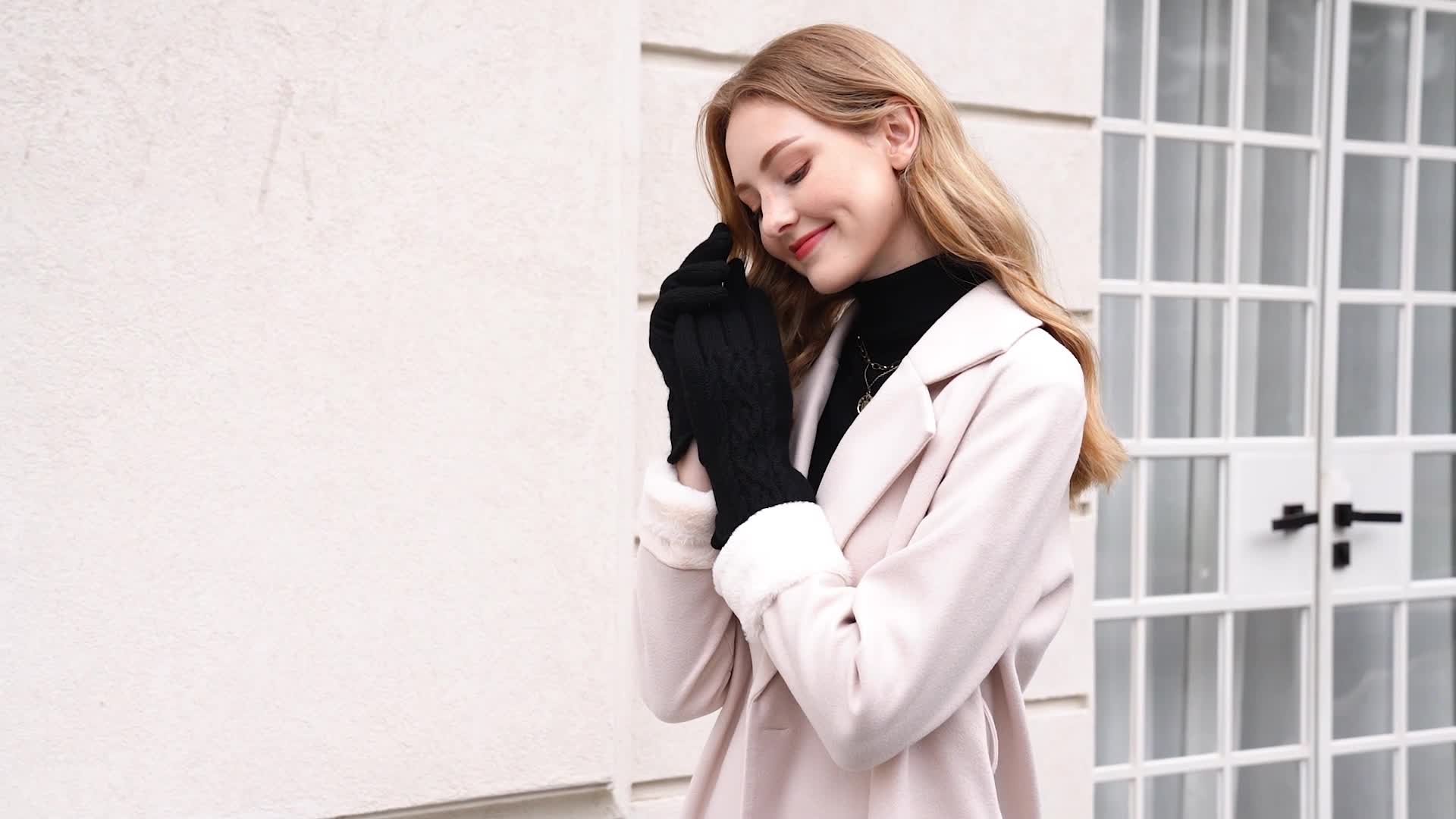Gants Tactiles Hiver Femme Bequemer Laden - Doublure Polaire, Écran Tactile | Pour Ski, Randonnée Et Ville