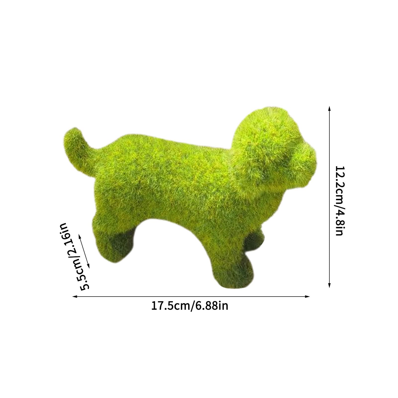 犬の形の樹脂製オーナメント 高さ約83cm 犬の置物 ドッグ オーナメント ガーデニング置物 綺麗 高級 ミニサイズ