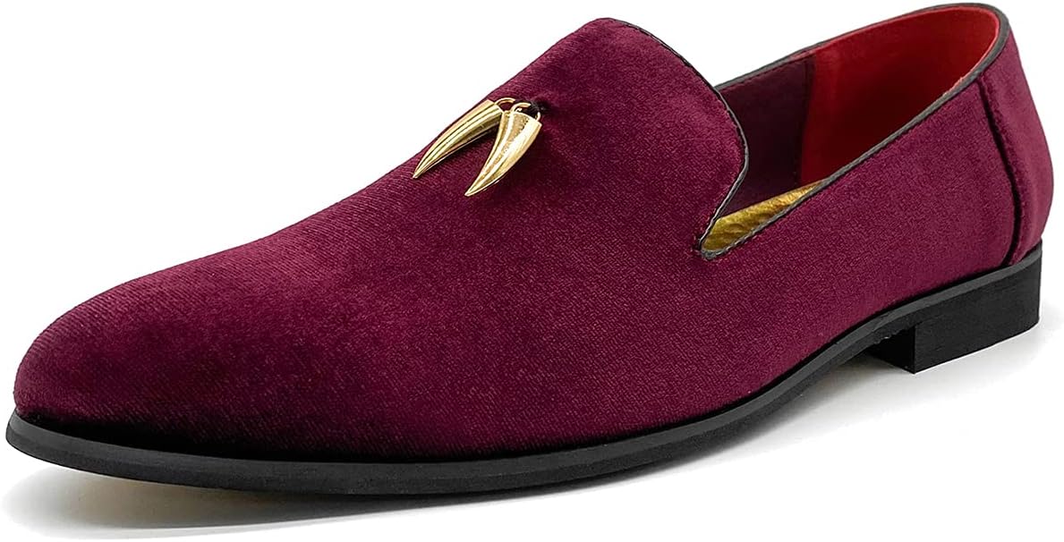 CMMMen's Luxury Penny Slip-On Loafer Party Dancing Shoes