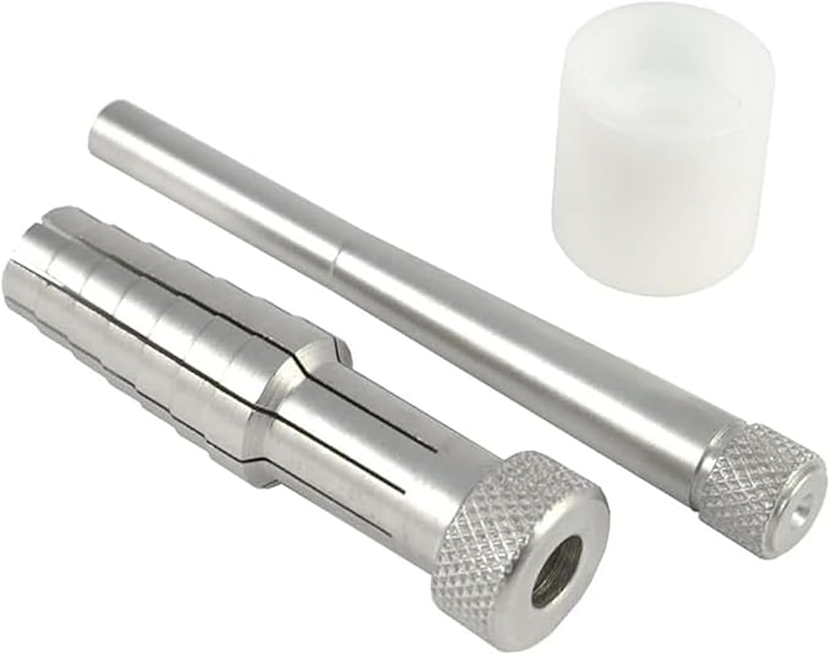 RAHISH TOOLS Ring Stretcher with Mandrel & Nylon Base - Professional Jewelry Ring Sizer Tool, Band Resizer for Silver & Gold, Ring Expander & Sizing Kit - 6-1/2 Inches Stainless Steel Ring Enlarger | Ring Enlarger, Jewelry Resizing Tool, Gold Silver Copper Bands, Professional Bench Equipment, Annealing/Pre-Heating Required