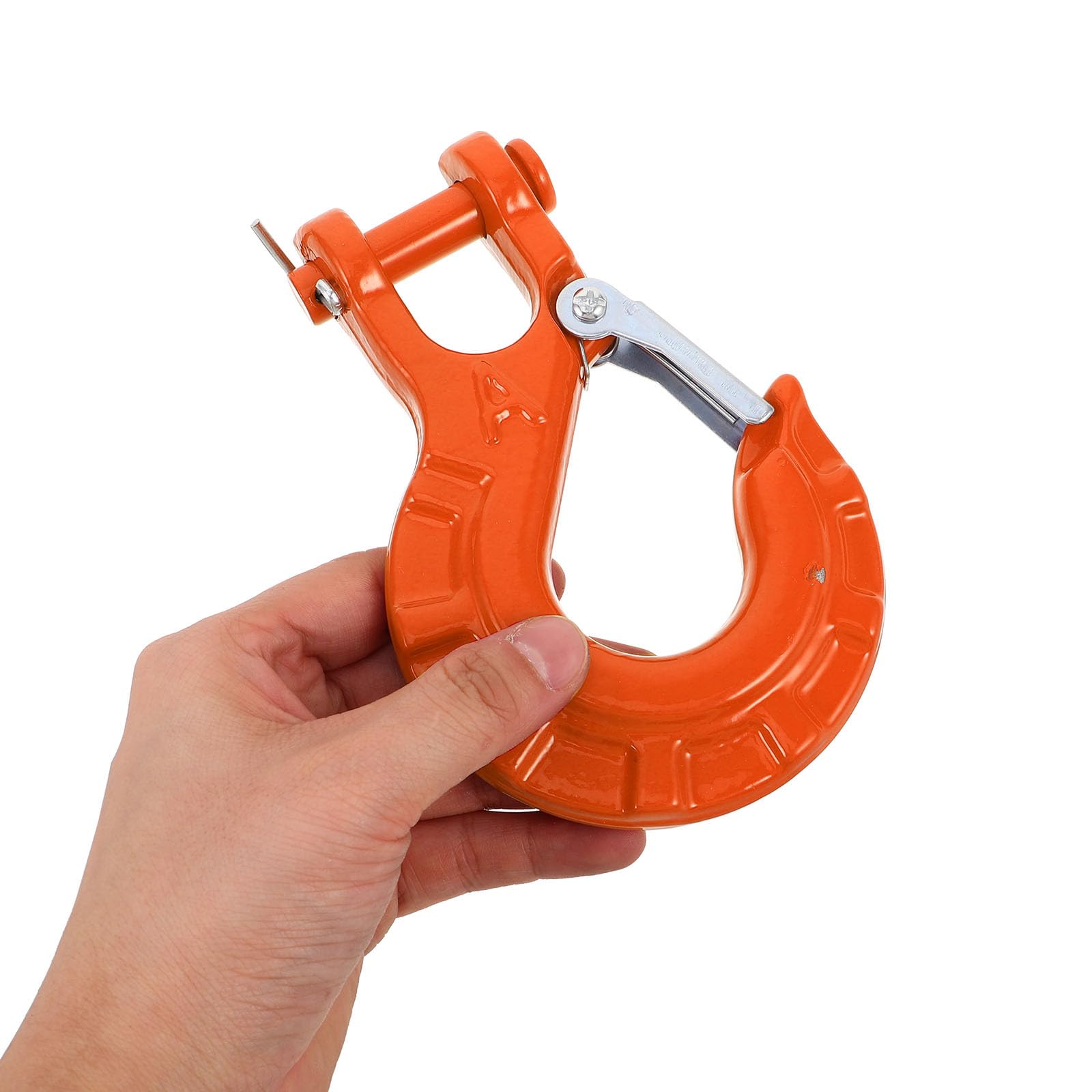 Oranger S-förmiger Abschlepphaken aus Legiertem Stahl, 3/8 Zoll