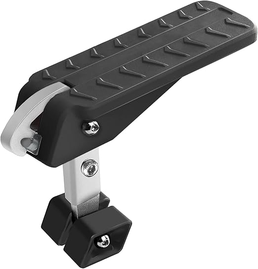 TOOENJOY 5 Angles Universal Car Door Step Door Latch Hook, Foldable Stand Pedal Step Up Easy Access Car Roof, Alloy Steel & Rubber Hold up to 400LBS