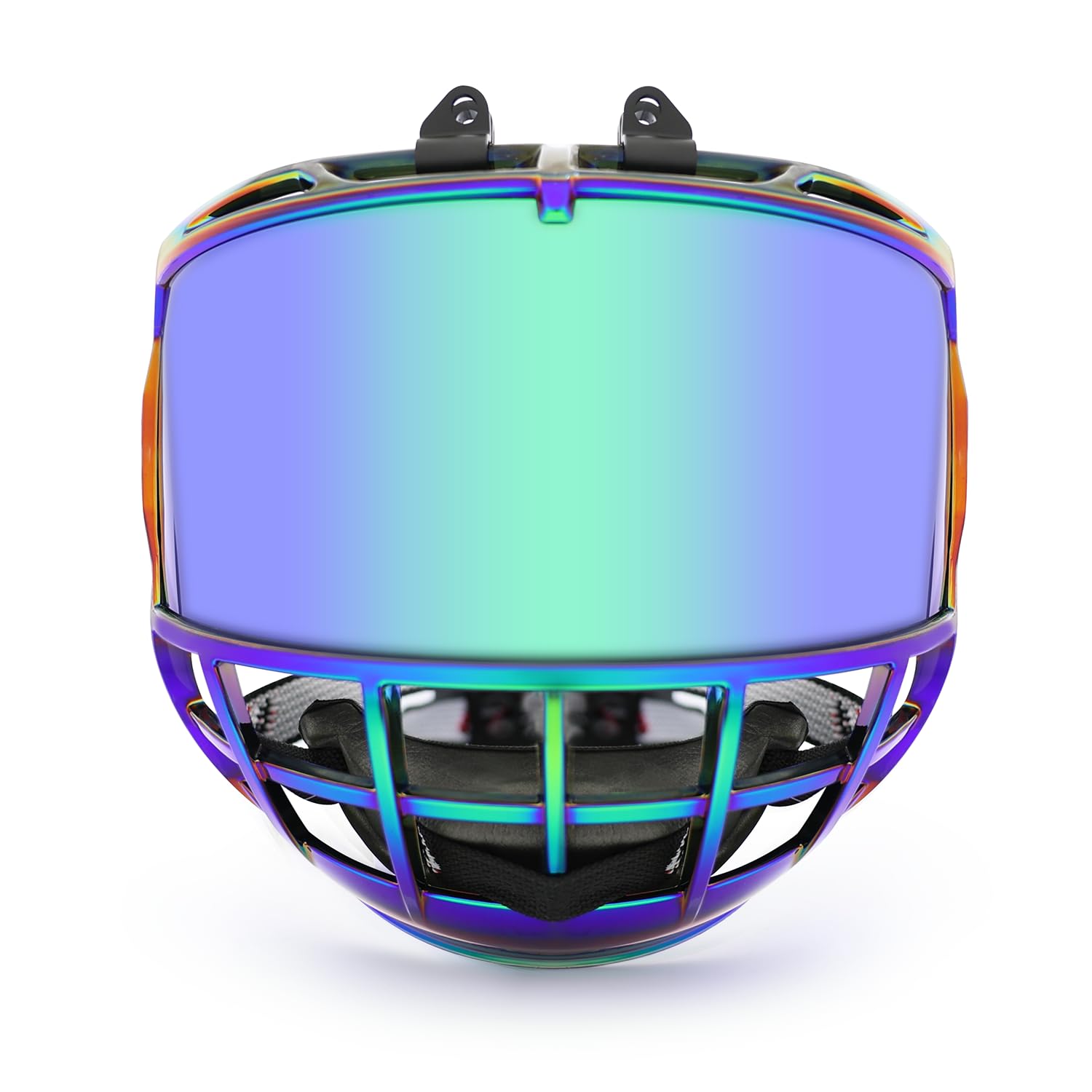 GY Visera de hockey de protección completa para casco de hockey sobre hielo, visera de protección completa para jóvenes, antiarañazos y antivaho