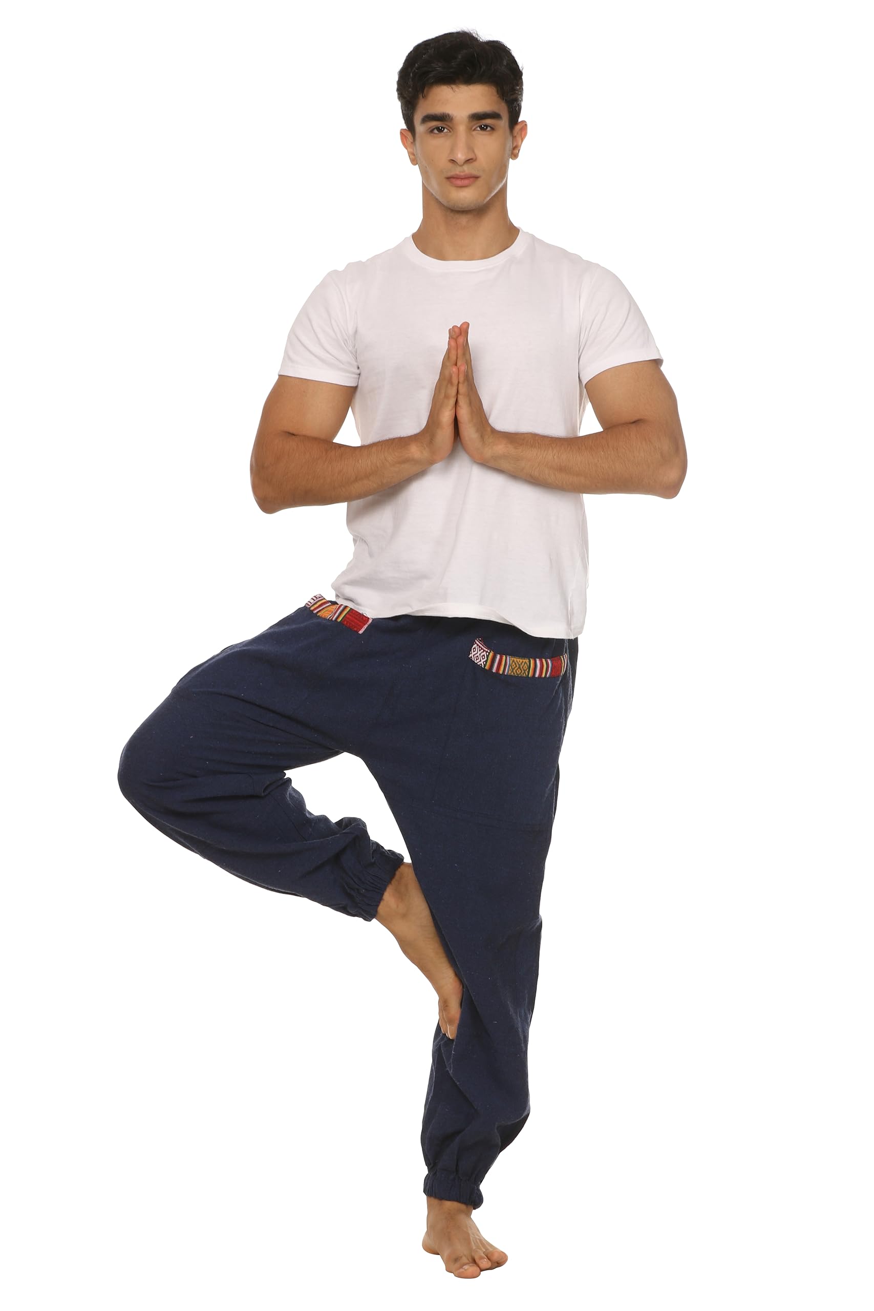 One Size Men's Eco-Friendly Cotton Hopper Pyjama | Fits Waist Size 26 to 38 Inches