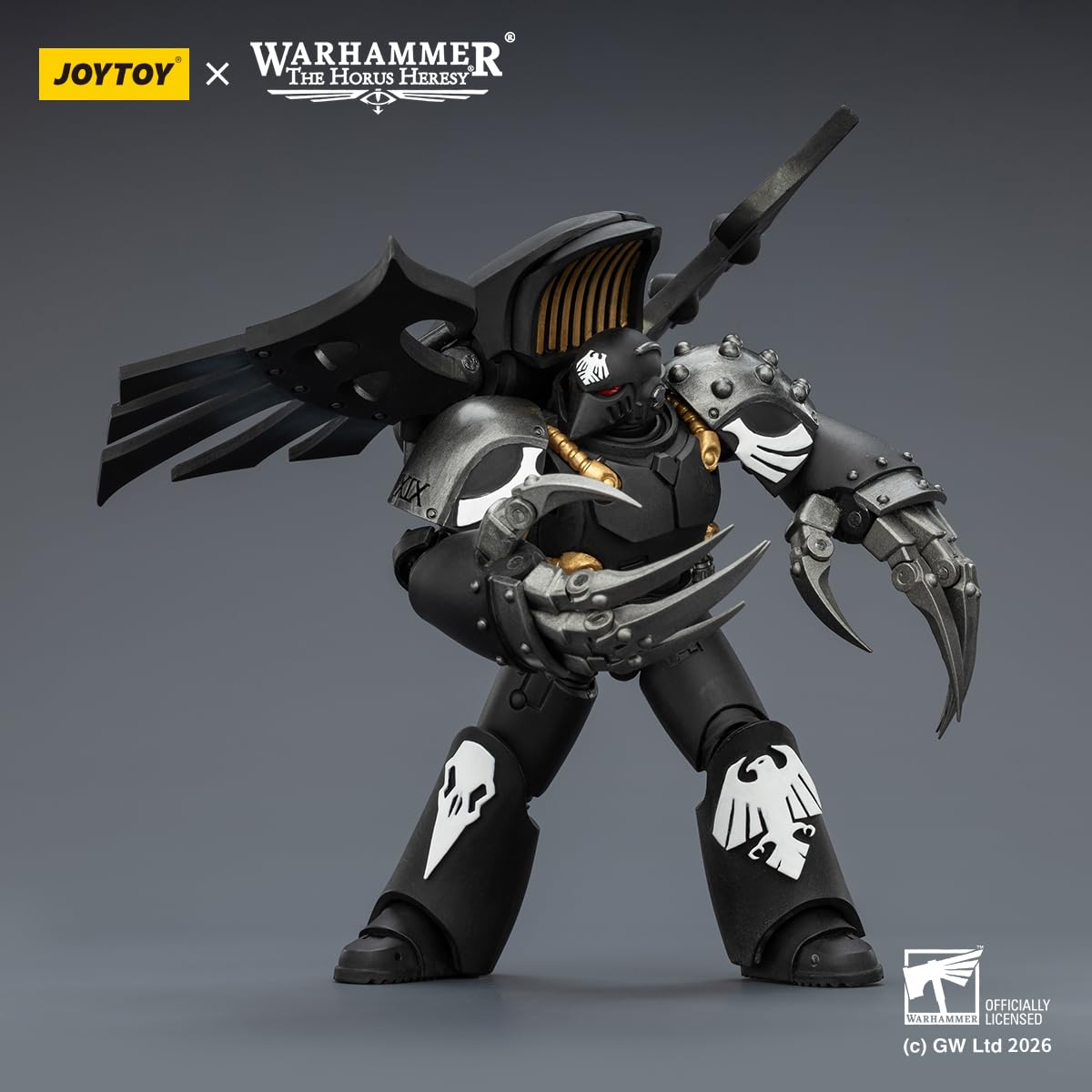 TOYVERSE JOYTOY Warhammer The Horus Heresy Raven Guard Dark Fury z błyskawicą skala 1/18 figurka figurka od 15 lat