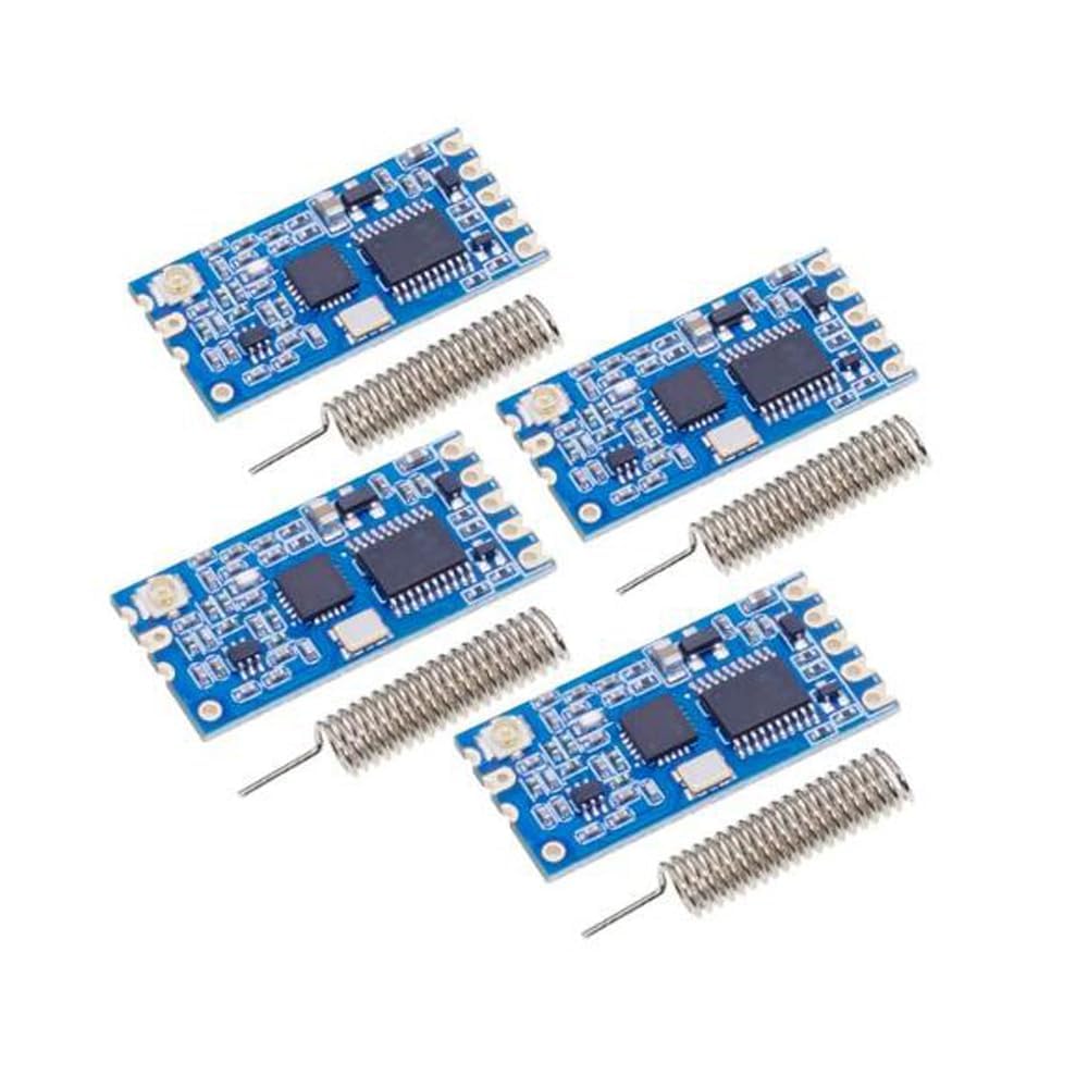 4 módulos de puerto serie HC-12 SI4438 SI4463 (SI4438)