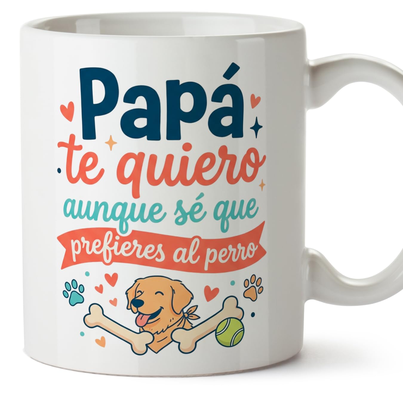 MUGFFINS Taza mamá con frase Para la mejor mamá del mundo en Español | regalo madre | 330 Ml 11 oz | Idea original para regalar | progenitores v3 — view 45