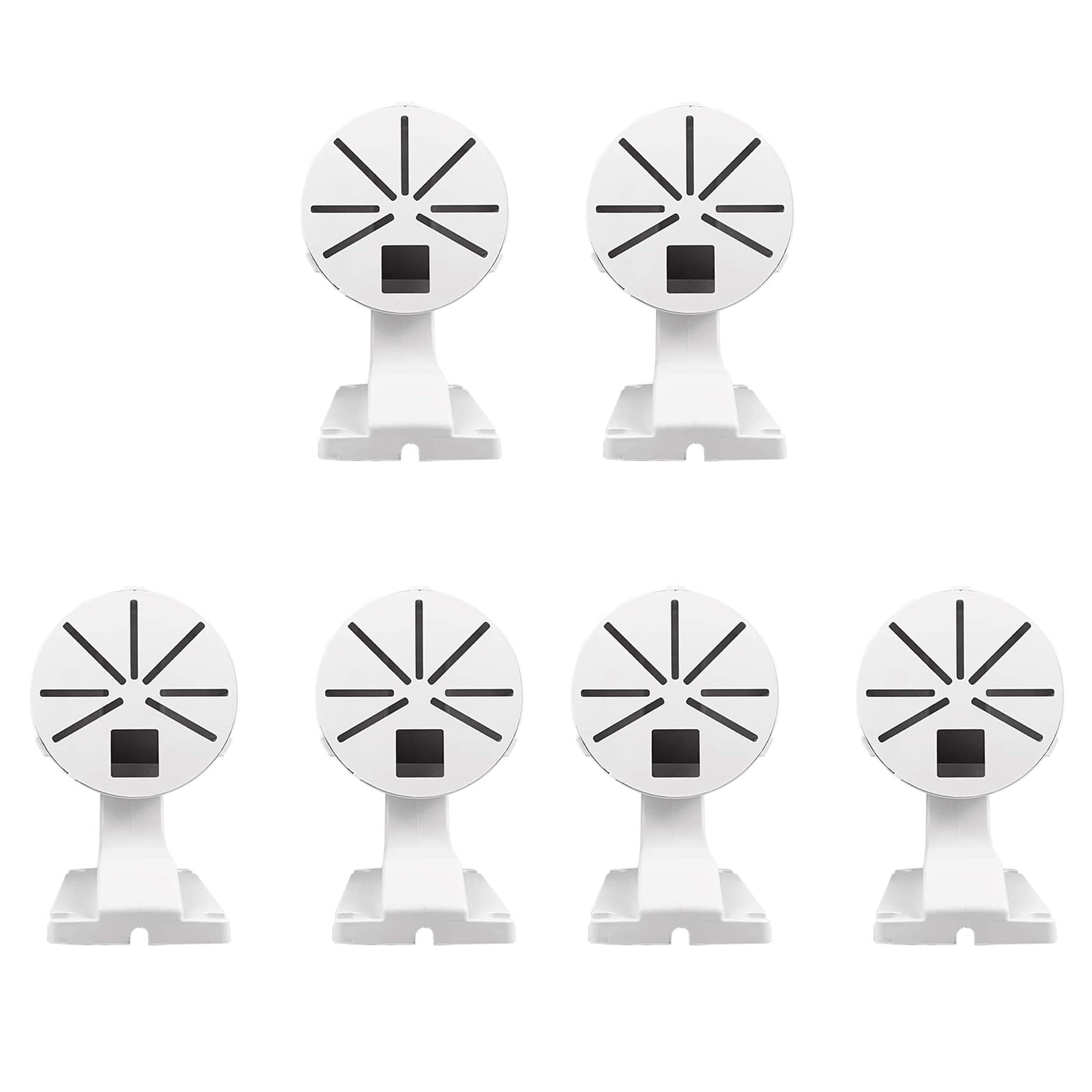 Soporte de montaje para cámara de seguridad tipo L en pack de 6 piezas de ABS para CCTV 8