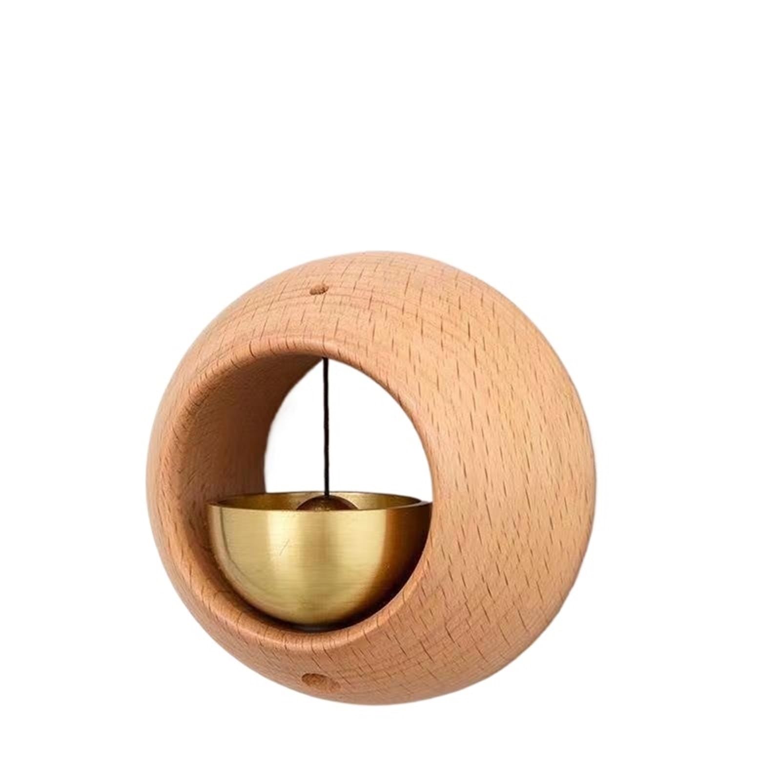 Wind Chimes For Garden Magnetic Wood Doorbell Wind Chimes Suction Retro Home Shop Entrance Reminder Bell Decoration(Color 1)