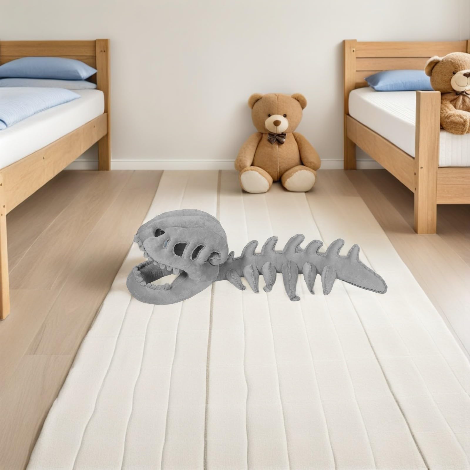 DOITOOL Sombrero de Esqueleto de Dinosaurio Infantil 75cm de Felpa y