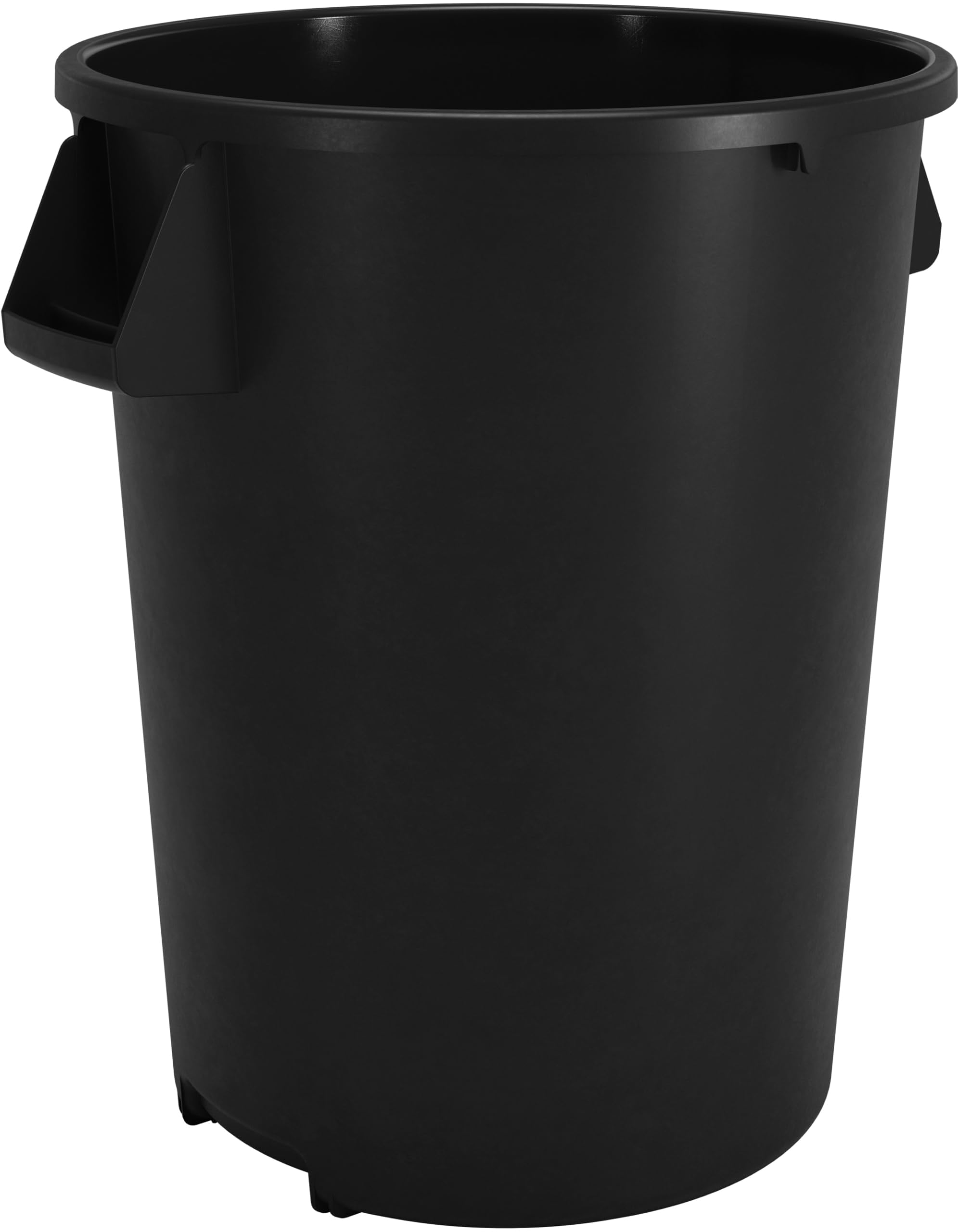 SPARTA Bronco 32 Gallon Trash Can Thick Polyethylene Bin NSF Certified Waste Container with Top Handles Bottom Handholds