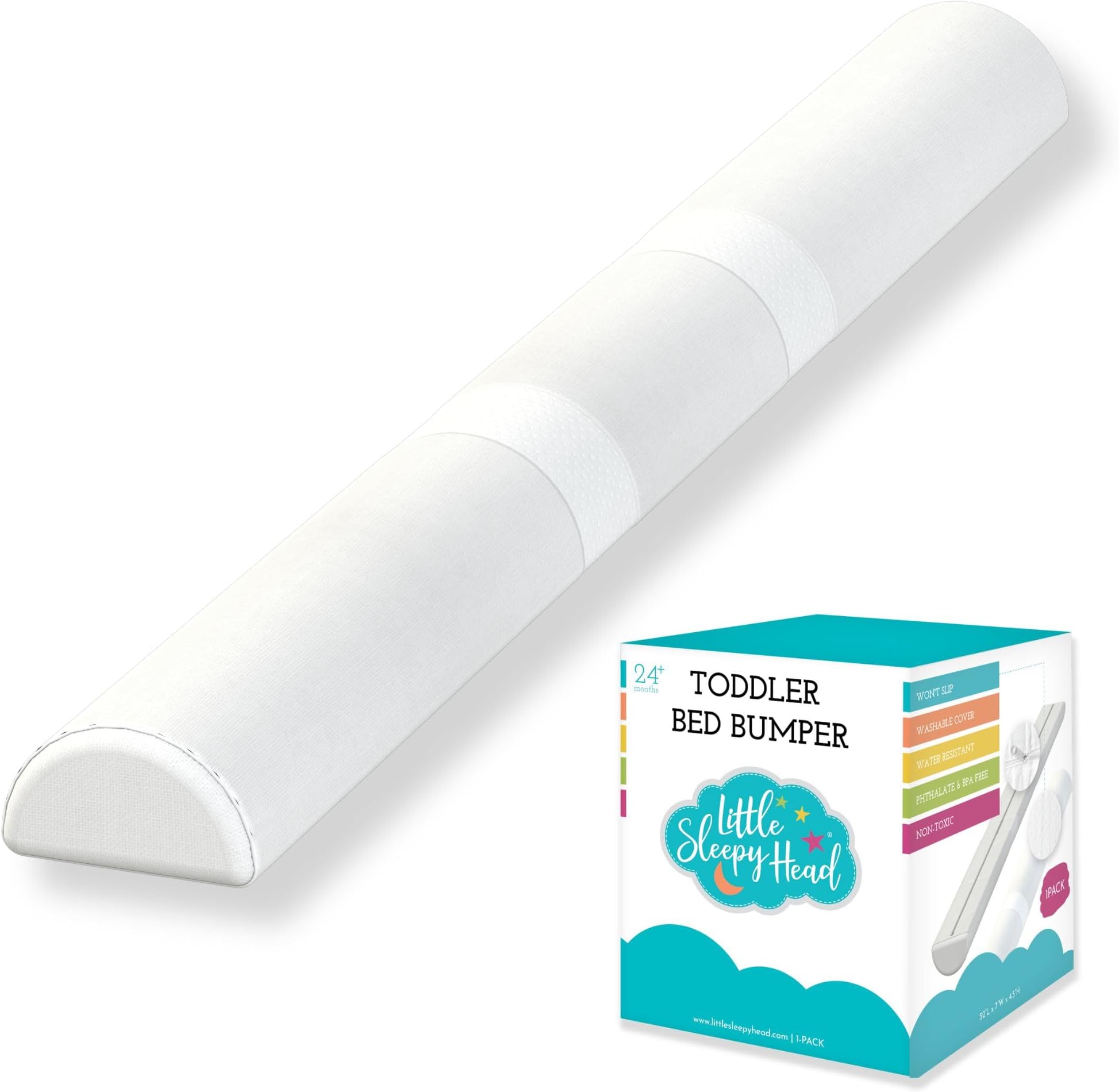 Little Sleepy Head Bed Bumper for Toddlers Toddler Bed