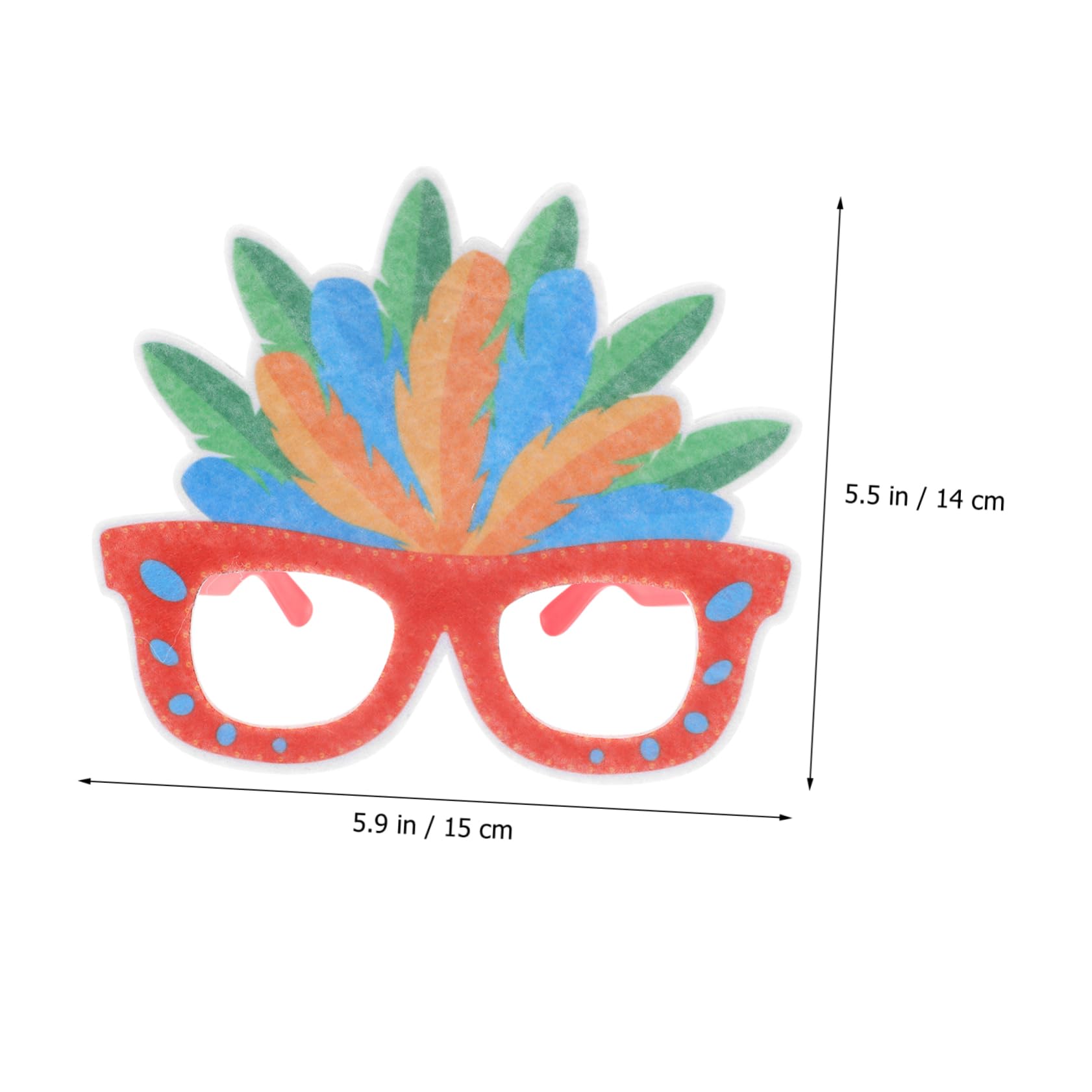 LIFKOME Gafas De Carnaval Accesorios De Gafas De Fiesta Lindas Gafas Para Fiesta Gafas De Fiesta De Carnaval Gafas Divertidas Copas De Fiesta Para Adultos Gafas Creativas Papel