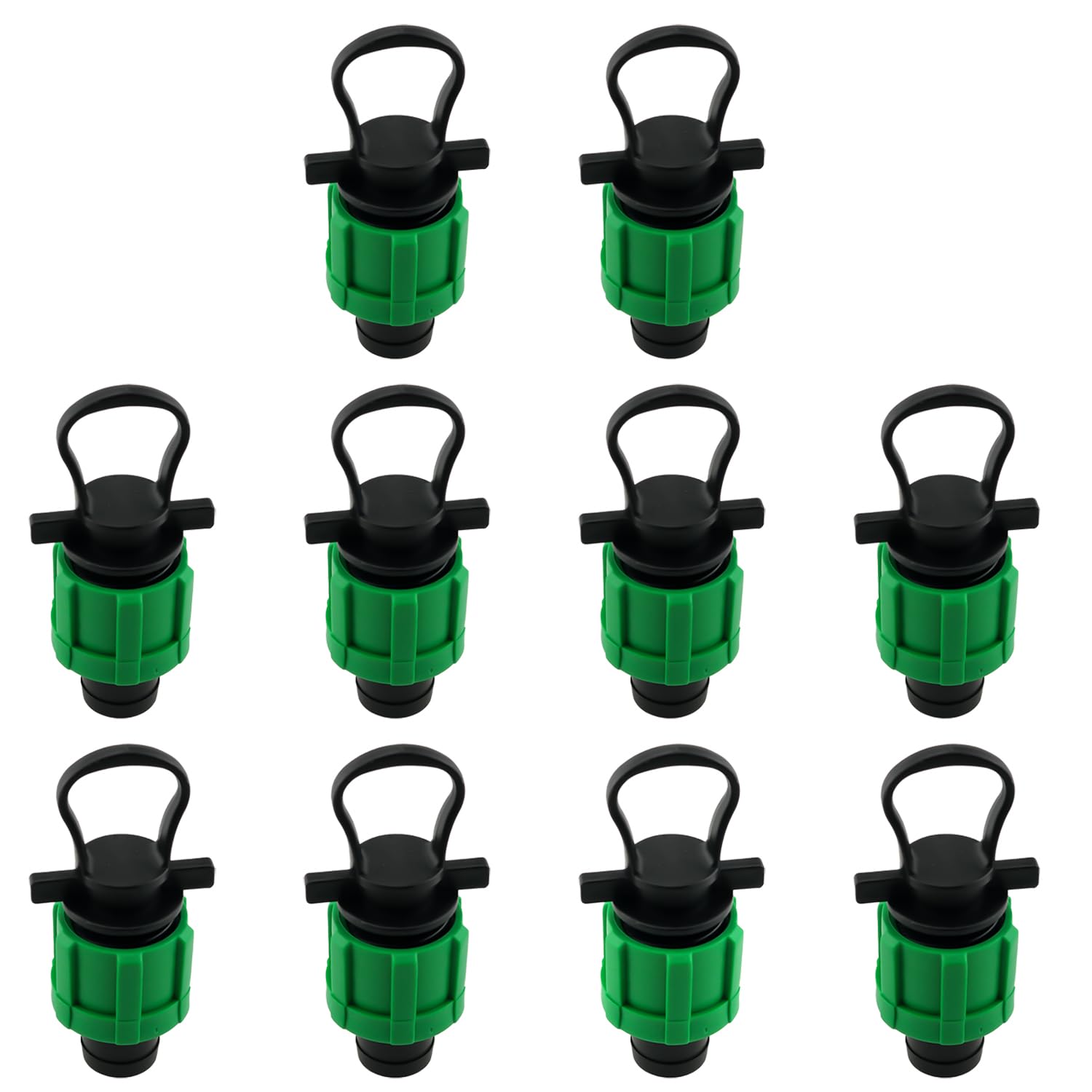 水滴　いろいろ17個 Amazon | ZZHXSM 10個 DN17 点滴灌漑パイプエンドキャップロック