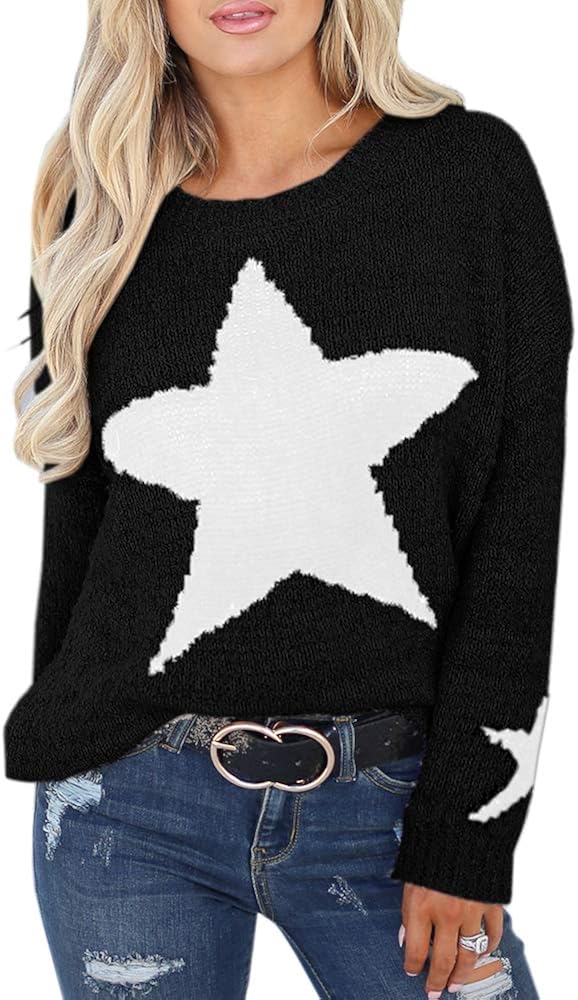 womens sweaters with stars on them