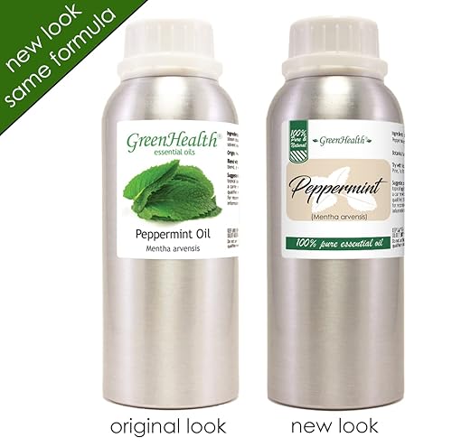 Miniatura 3 de Aceite Esencial de Menta Japonés (100% Pure & Uncut), de 8 oz botella de aluminio – Greenhealth