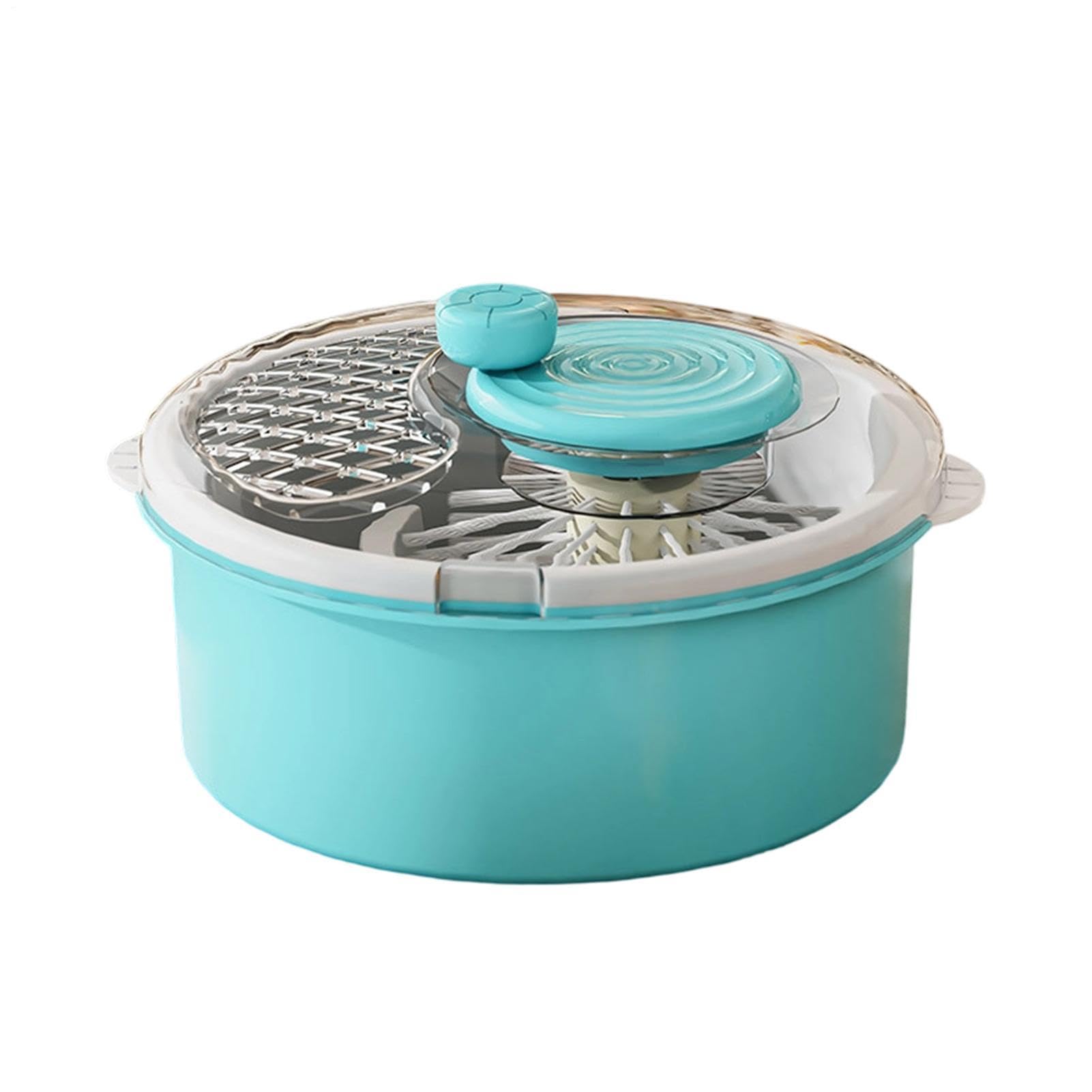 Gran centrifugadora de ensaladas Purificador multiusos, limpieza manual y | Máquina Para Lavar Frutas Y Verduras Para Uvas, Comida, Cocina, Restaurante, Camping, Cocinar, Preparar Co