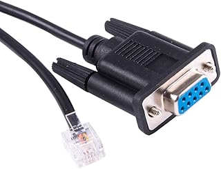 Suamdoen DB9 to RJ12 6P6C Serial Cable for Spectra POS Card Reader