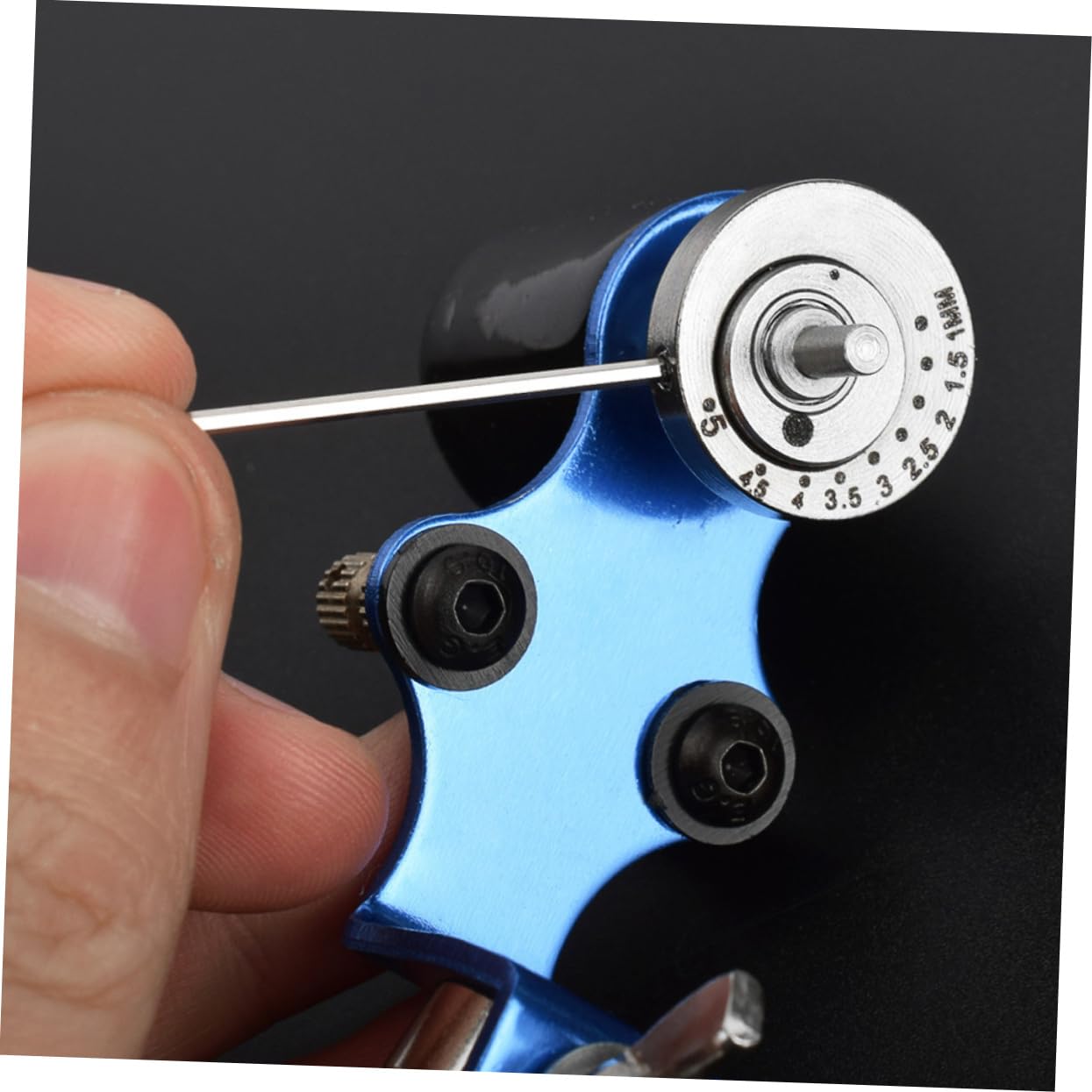 1stücke Einstellbares Eccentric Wheel Mit Zahlen Für Maschinen Innensechskant-werkzeug Silber Geeignet Für Motoren