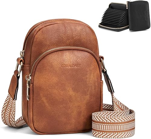 CORALDAISY Bolsos cruzados pequeños para mujer, bolso cruzado de moda, bolso cruzado para mujer, bolso cruzado