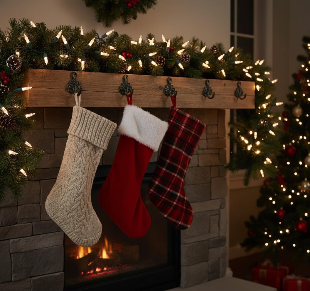 Brite Star 100 Count Mini String Christmas Lights, Red - 22 feet Indoor/Outdoor Christmas Tree Lights with Green Wire - Image 11