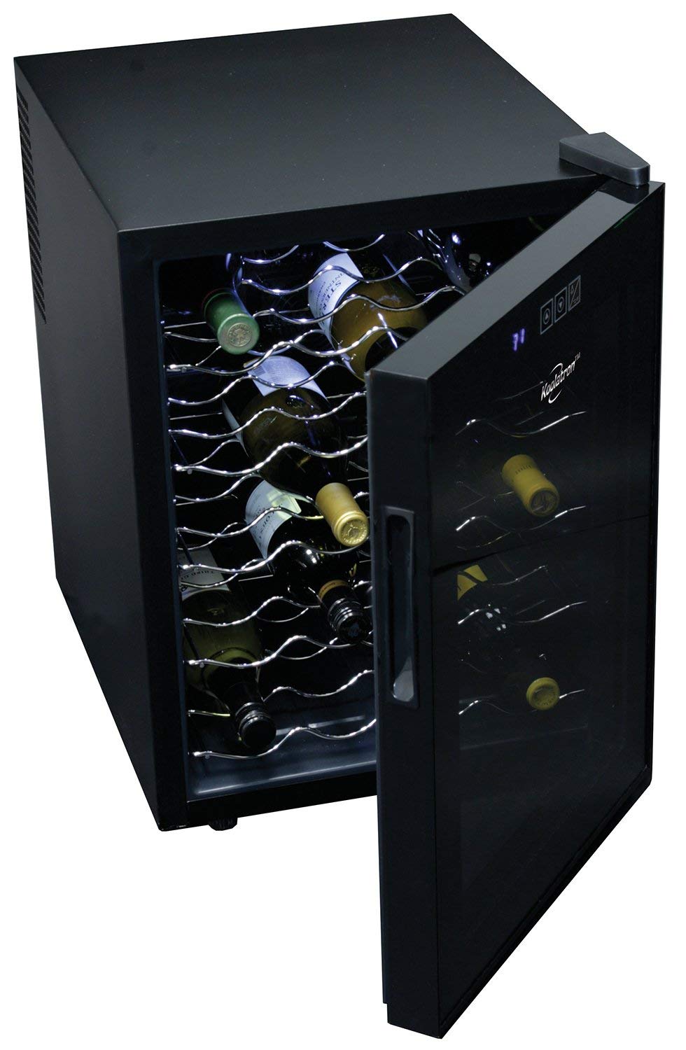 Koolatron WC20 Thermoelectric Wine Cooler 20 Bottle Capacity with Digital Temperature Controls