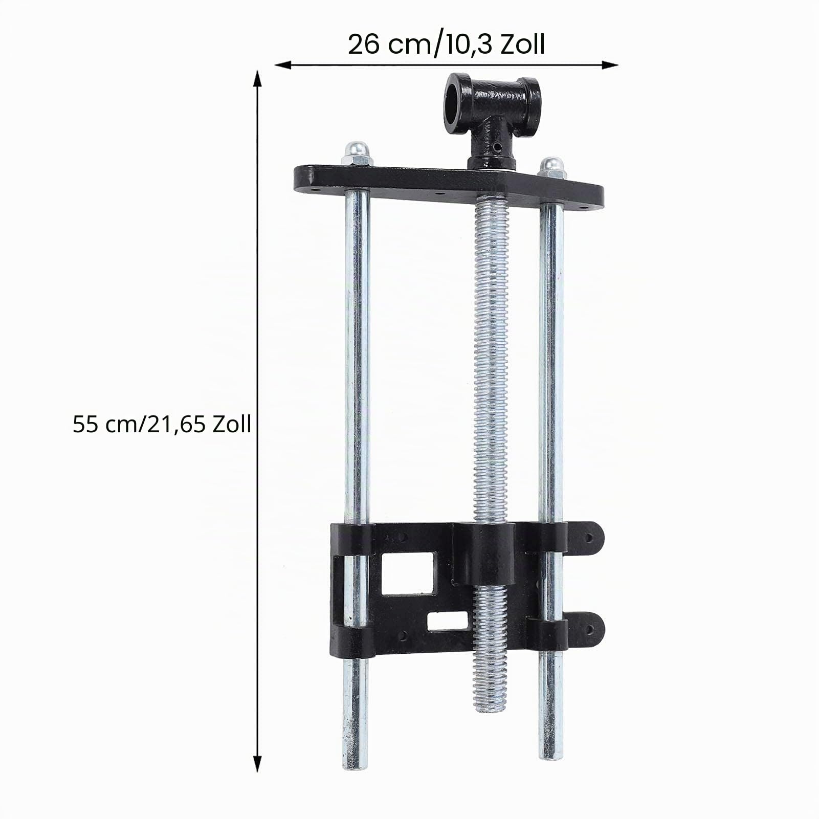 GOTOTOP Vorderzange Holzbearbeitung Tischschraubstock 26,7 cm Metallschraubstock Schraubstock Vorderzange für Hobelbank Holzschraubstock Schraubstock für Holzarbeiter