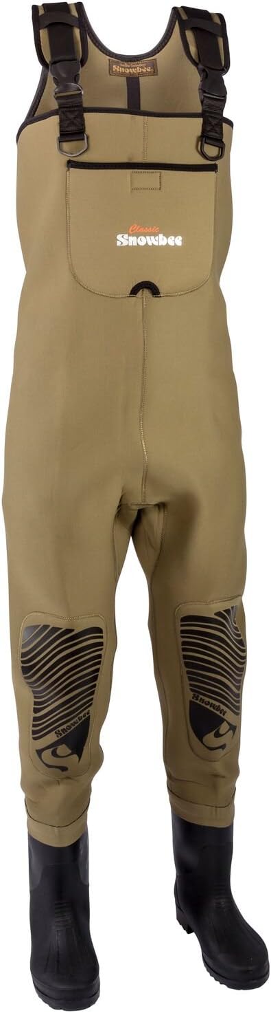 SnowbeeMen's Classic Full Body Neoprene Cleated Sole Chest Wader