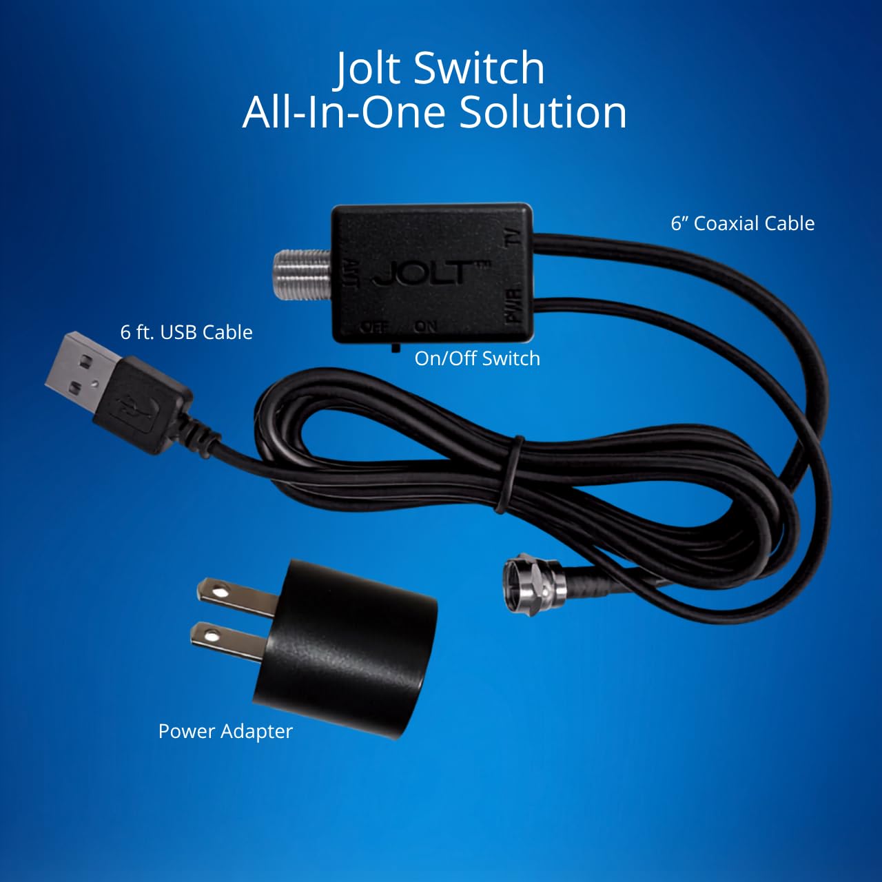 Amazon.com: Jolt Switch USB in-Line Amplifier for TV Antenna - w