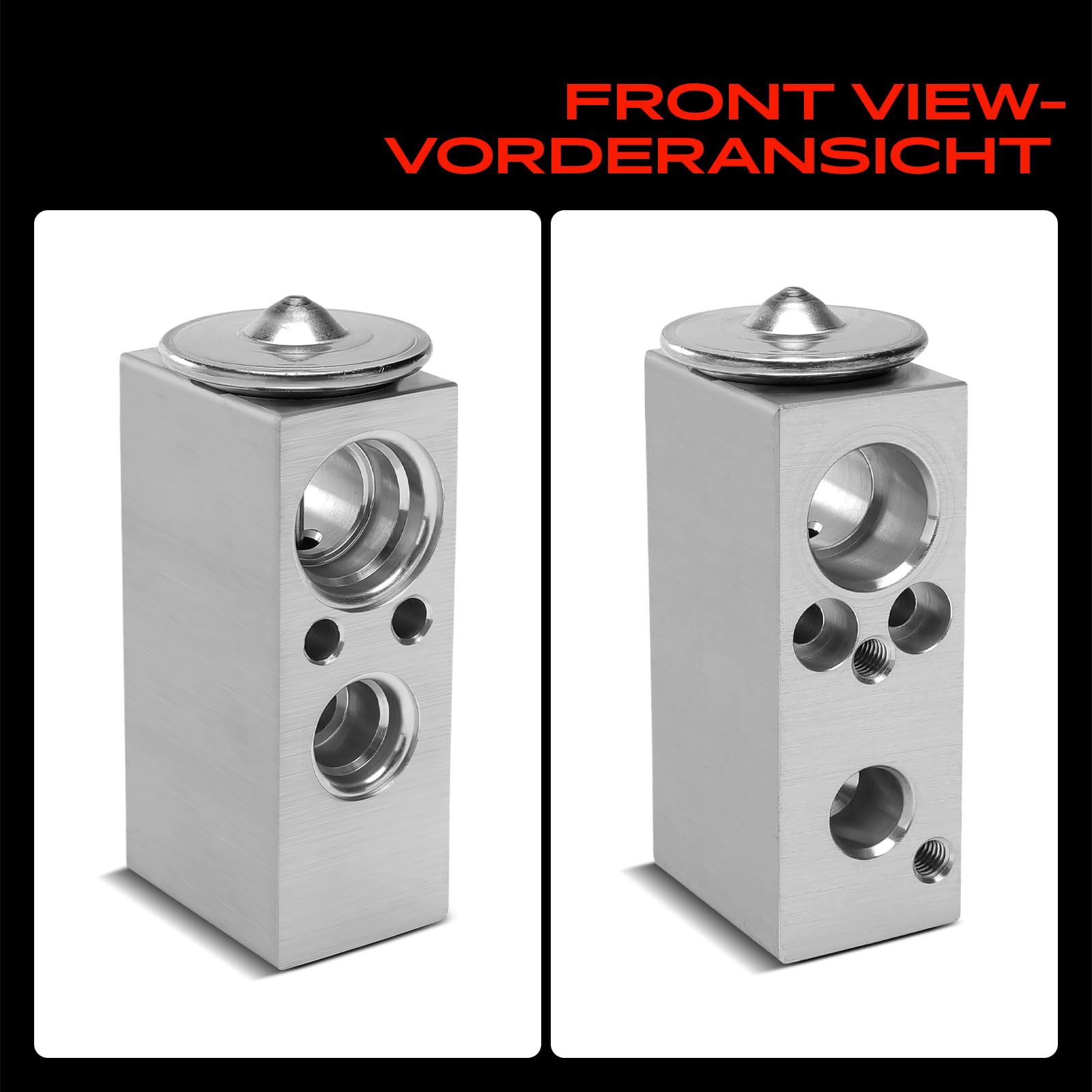 Frankberg Válvula de expansión Aire acondicionado Aluminio Compatible con Micra III K12 Murano I Z50 Murano II Z51 Note E11 NE11 X-Trail T30 T31 Replace# 92200AX10A