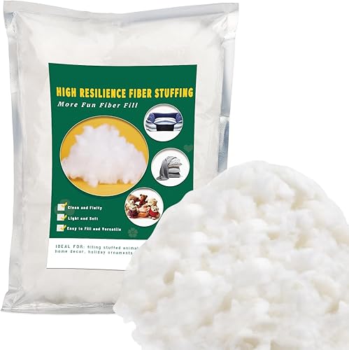 Miniatura 8 de Relleno de fibra de relleno de 15.9 onzas, fibra de poliéster, almohada de relleno, relleno para manualidades, relleno de almohada, relleno para