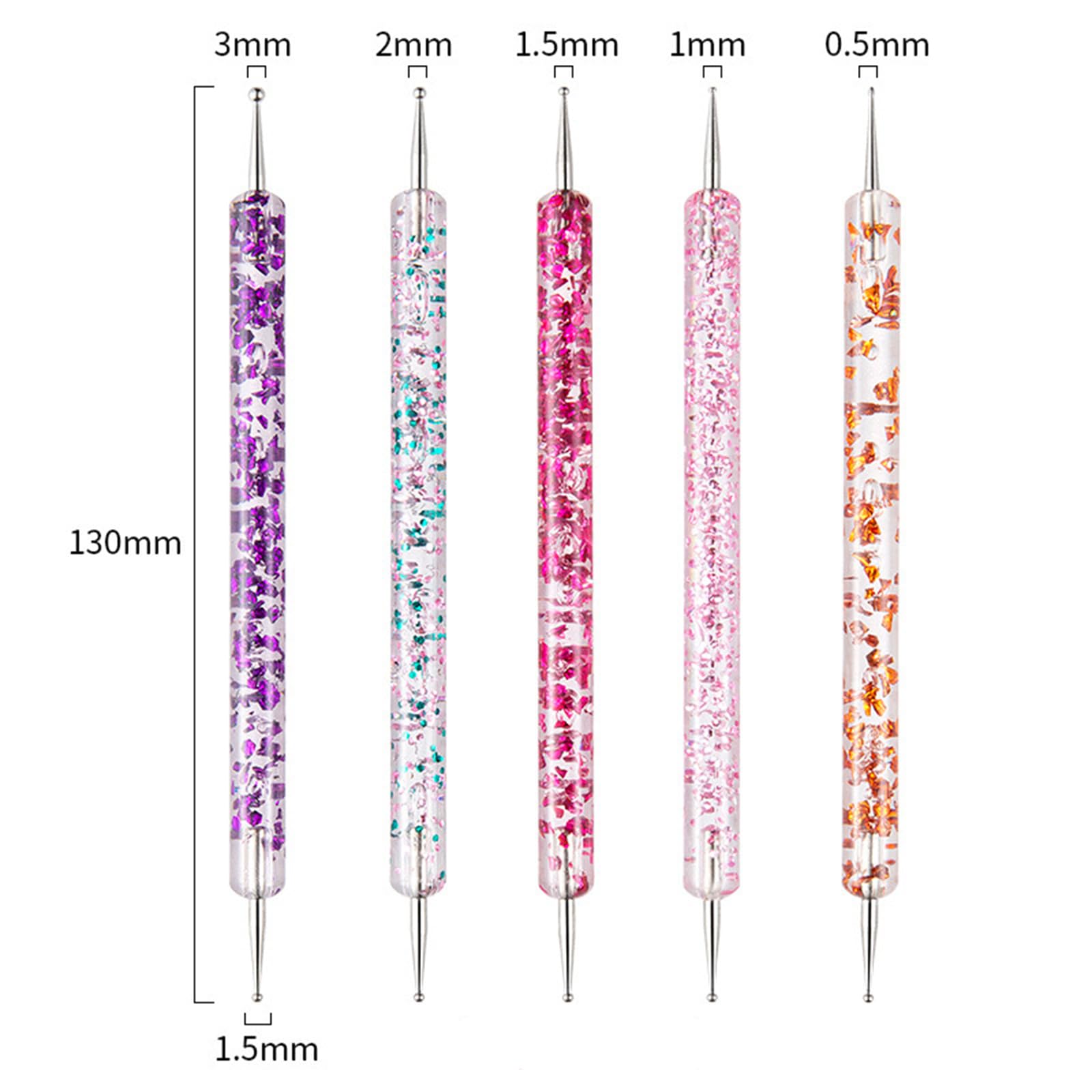 EUDUQ 31 Piece Professional Nail Brush Set, Dual-Ended Nail Brush, Brush for Gel Nails Acrylic Nail Art Pen - Image 3