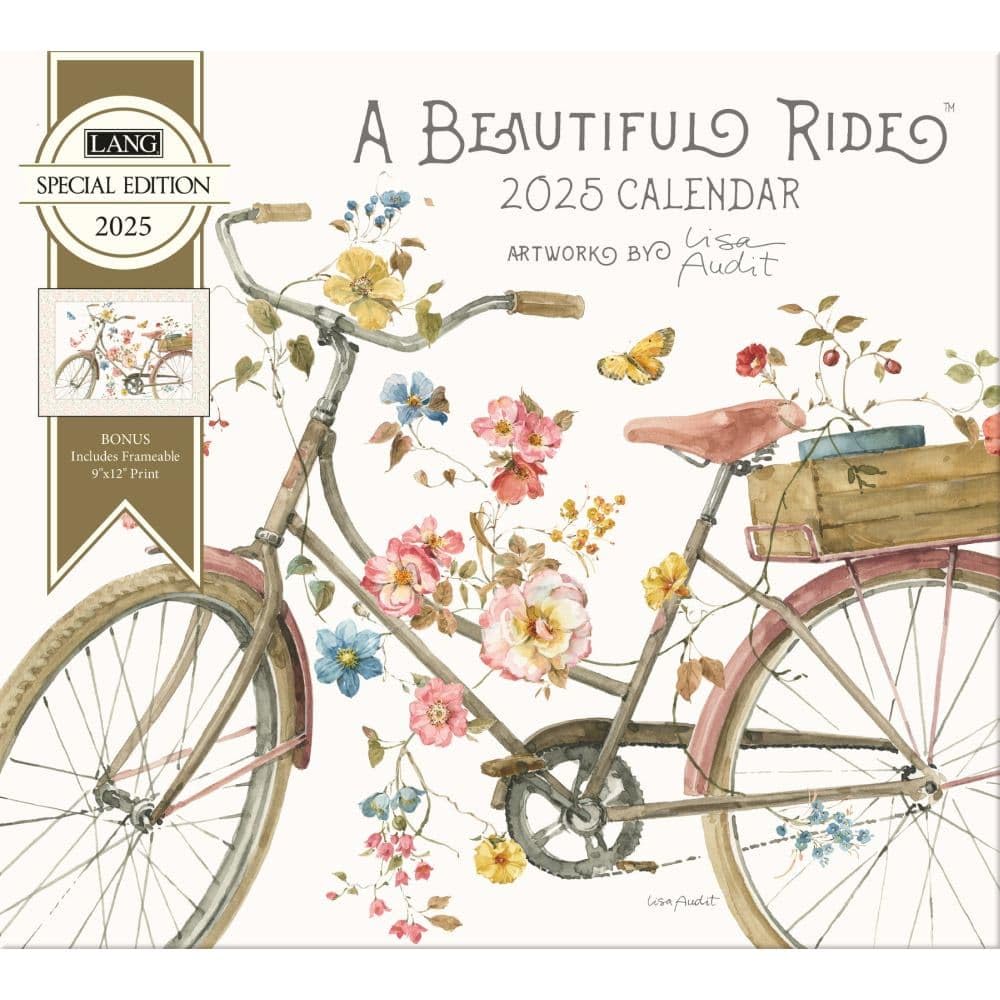 Turner Licensing, Beautiful Ride Special Edition 2025 Wall Calendar