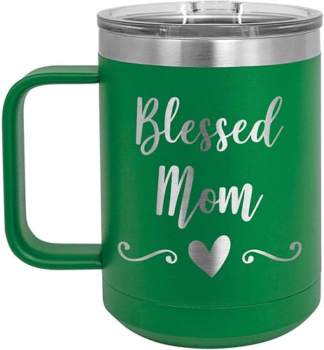 Miniatura 7 de Taza de café con tapa abatible de 15.0 fl oz, con aislamiento para el día de la madre, ideal para regalo de hijo o hija  Comparar con Yeti Rambler