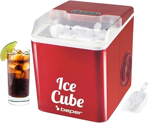 BEPER P102CON550 Macchina Ghiaccio 12KG in 24h - Macchina del Ghiaccio per la Casa 1,3L
