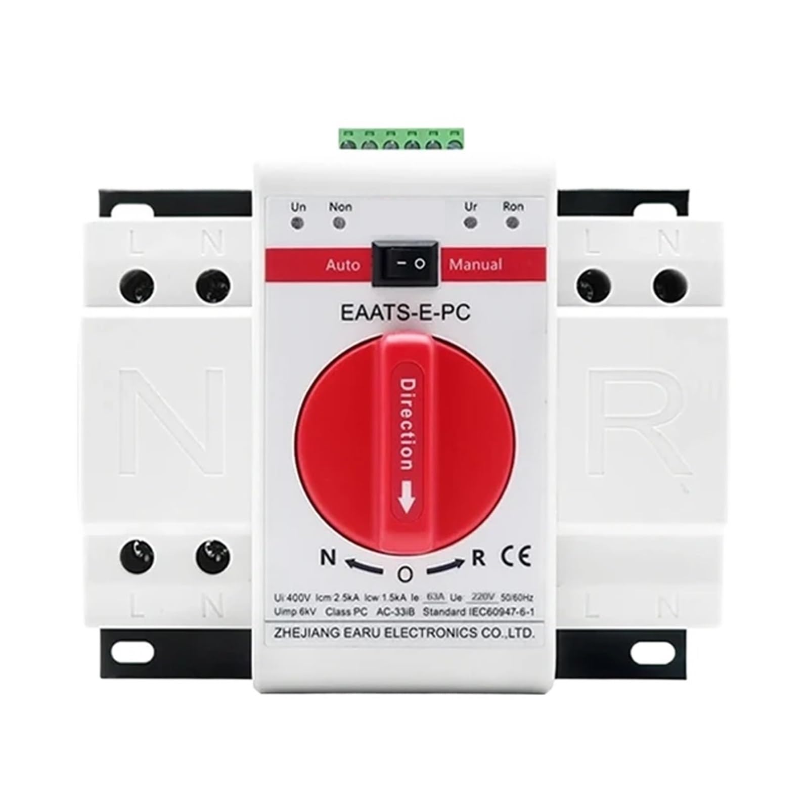 Inverseur de source automatique ATS 4P 63A pour installation PV