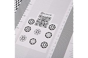 Camera Lens Focus Calibration Tool: AF Micro Alignment Ruler Folding Chart