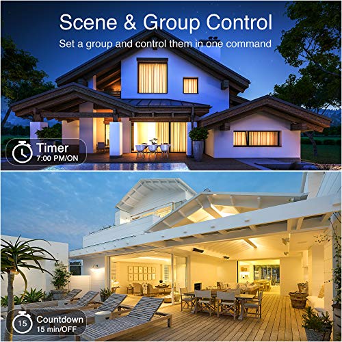 Smart Ceiling Fan Control Switch And Light Wall Switch, 1-Gang Light Switch & 3 Speed Fan Controller, Compatible With Alexa/Google Home/Siri/App, Neutral Wire Needed #TOP5