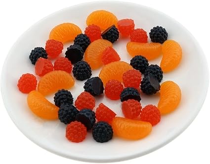 Gresorth Artificiel Fruit Tranche Faux Framboise Orange Accueil Fete Decoration Photo Props Amazon Fr Cuisine Et Maison