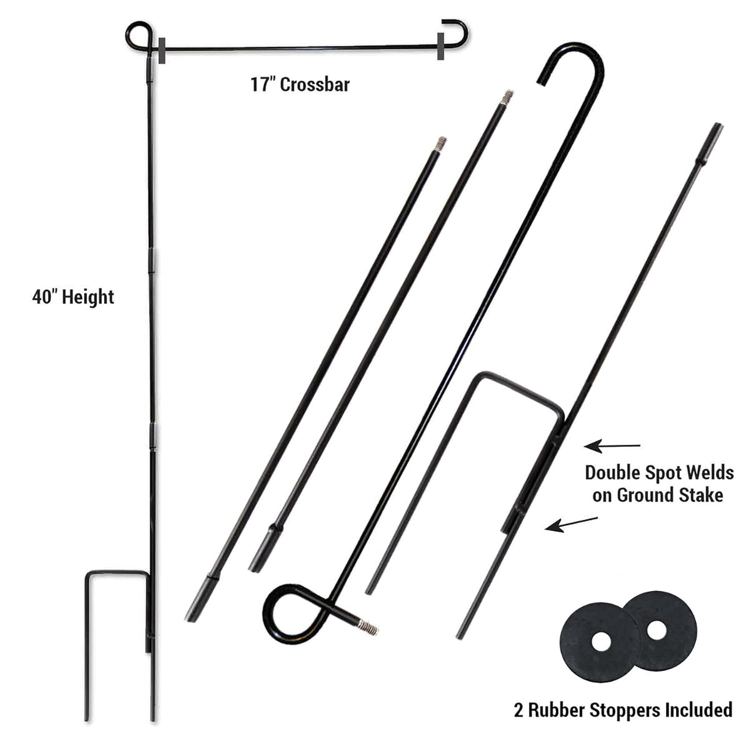 Jets Welcome To Our Home Garden フラッグとフラッグポールマウント