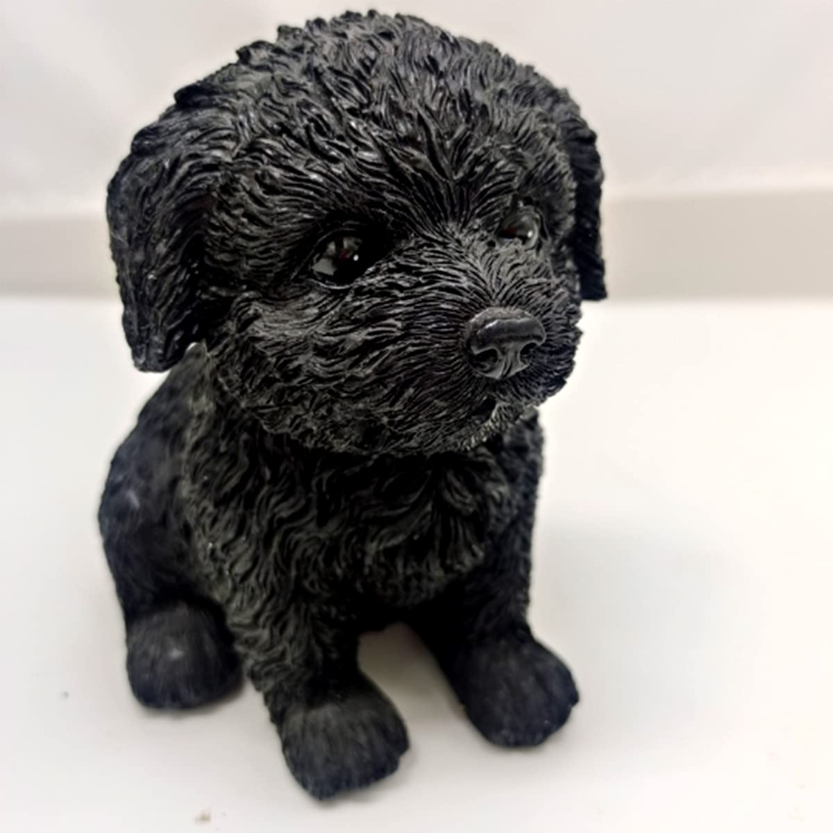 April Selection Black Shih Tzu Dog Gift Statue Ornament, Garden Statue, Little Shih Tzu Dog Statue,