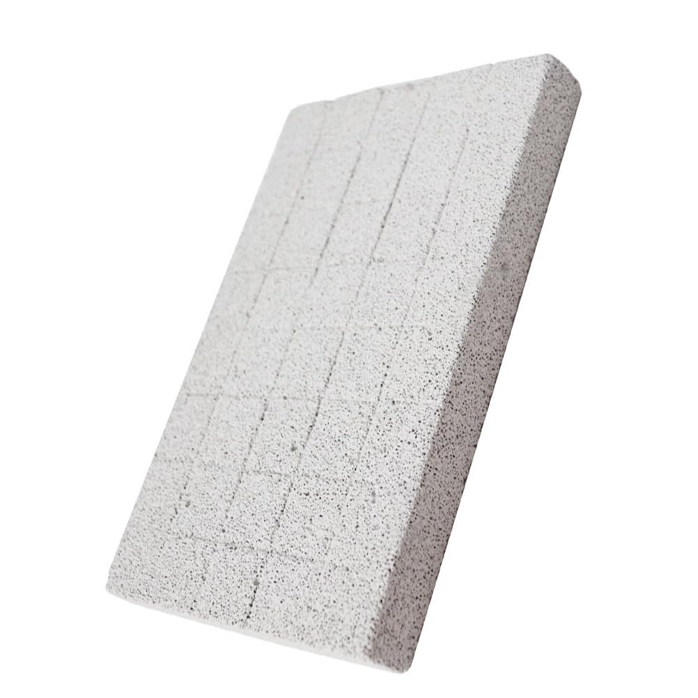 YARNOW Scratching Stone for Cats Rabbits, Chinchillas, Squirrels and Guinea Pigs, 24 x 15 x 2.5 cm, Light Grey, 24X15X2.5CM