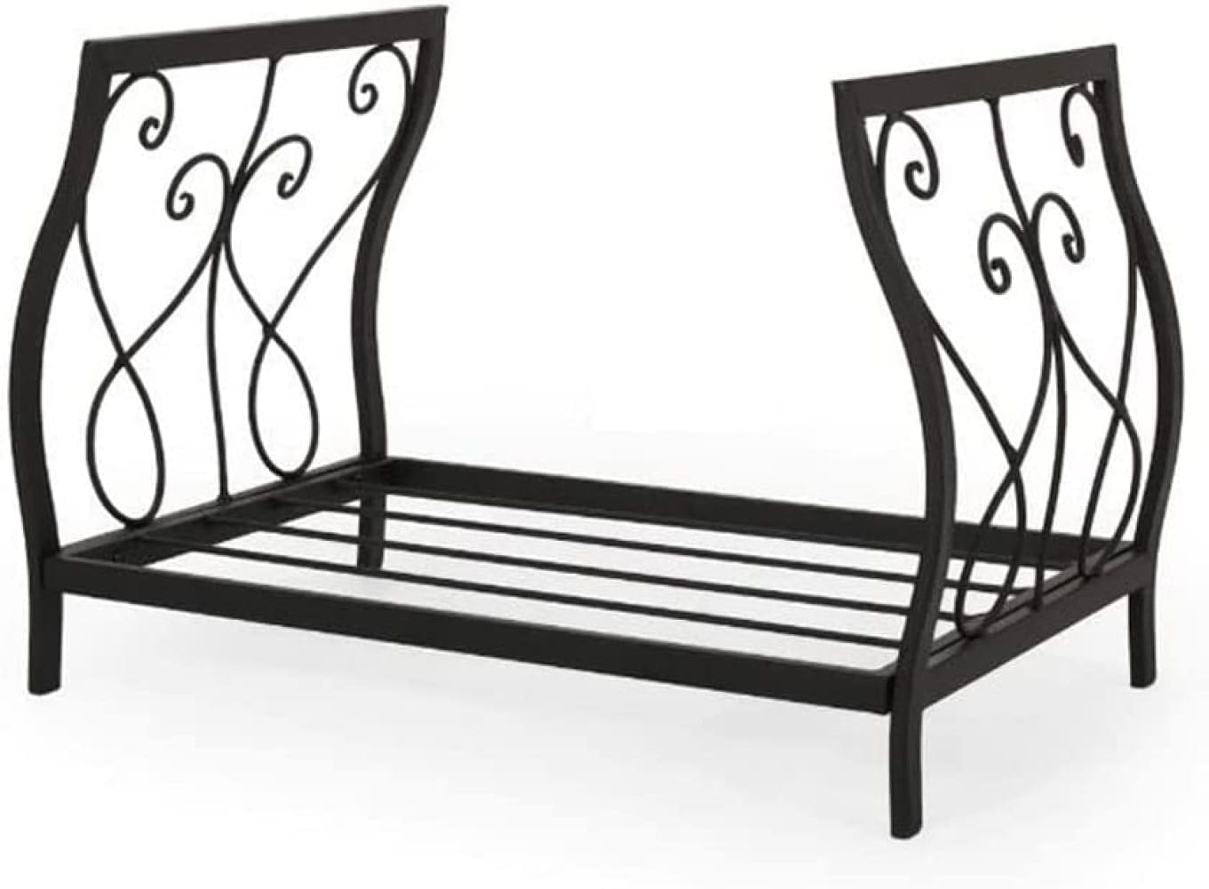 Outdoor Fireplace Firewood Rack Log Store Firewood Rack Heavy Duty Indoor Outdoor Firewood Holder Metal Retro Wood Rack for Firewood Fireplace Wood Store