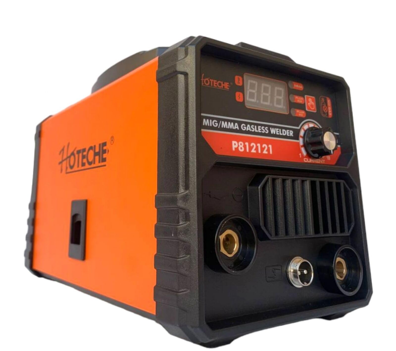 Saldatrice Multifunzione IGBT Inverter MMA + MIG Filo Continuo NO GAS 400A con Display Digitale Ventola di Raffreddamento Saldatrice Portatile Saldatura MIG MMA include Maschera, Torcia e Bobina