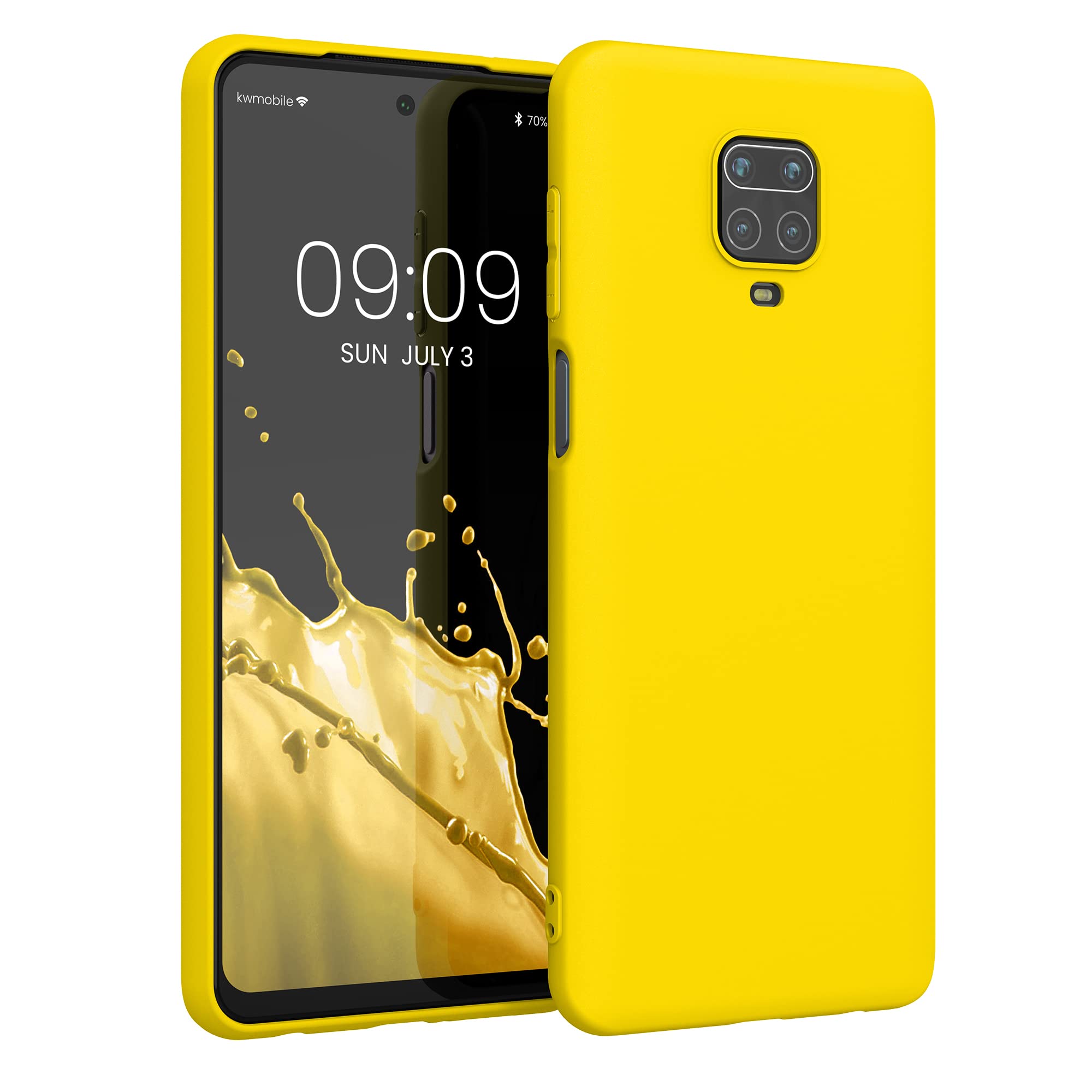 kwmobile Carcasa Compatible con Xiaomi Redmi Note 14 Pro 5G / Poco X7 Funda - Funda Ultrafina de TPU con Bordes elevados - Lavanda Metalizado — view 128